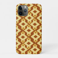 Art Deco Wallpaper Pattern, Golden Brown
