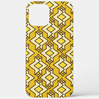 Art Deco Wallpaper Pattern, Mustard Gold