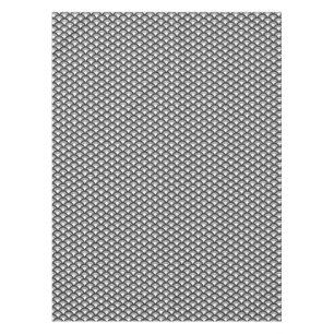 Art Deco wave pattern - black and white Tablecloth