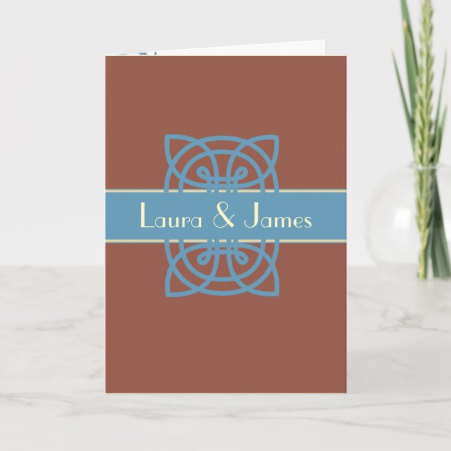 Art Deco Wedding Invitation (Front)