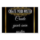 Art deco welcome Poster create your own poster