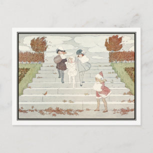 Art Deco Windy Day by H. Willebeek Le Mair Postcard