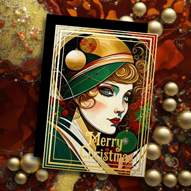 Art Deco Woman Christmas (Creator Uploaded)
