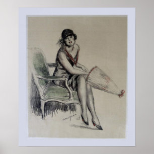 Art Deco Woman Poster