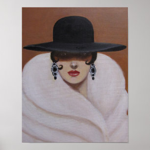 ART DECO WOMAN POSTER