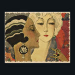 Art Deco Women<br><div class="desc">A pair of sophisticated women with period-fabulous hairstyles. Beautiful illustration for all that appreciate the Art Deco era.</div>