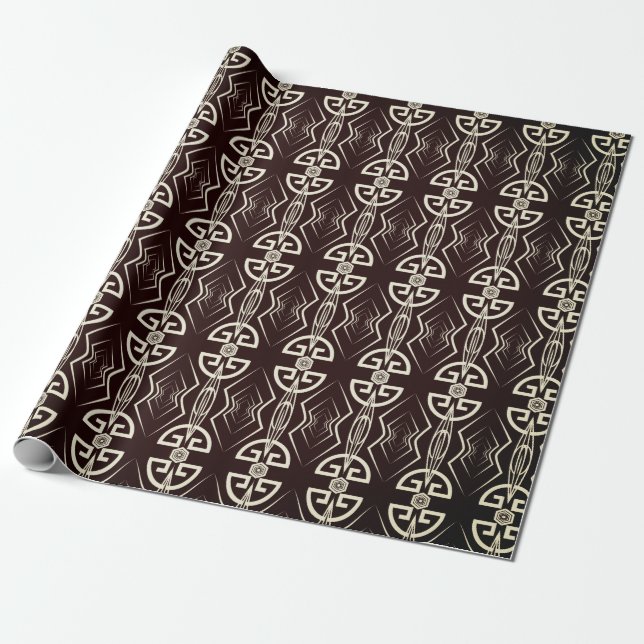 art deco wrapping paper (Unrolled)