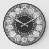 Art Deco Zodiac Signs | Silver Grey
