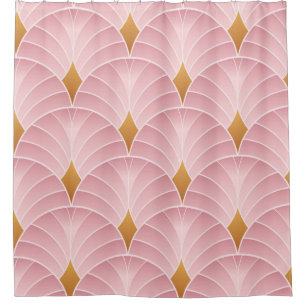 Art decor pattern. Vintage wallpaper. Japanese or  Shower Curtain