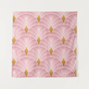 Art decor pattern. Vintage wallpaper. Japanese or Tapestry