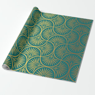 Art decor pattern. Vintage wallpaper. Japanese or  Wrapping Paper