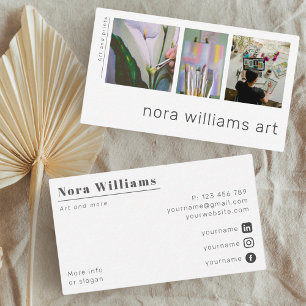Art design artist designer photo Business Card
