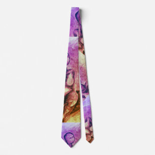 art design female figure tie