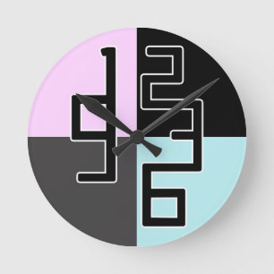 Art design modern watch round clock