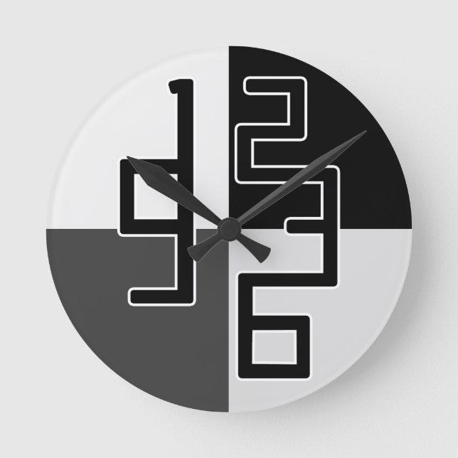 Art design modern watch round clock (Front)
