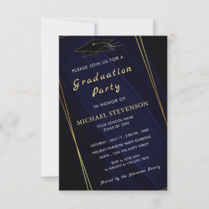Art Design QR Code Graduation Invitation Example