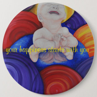 art designer button joy