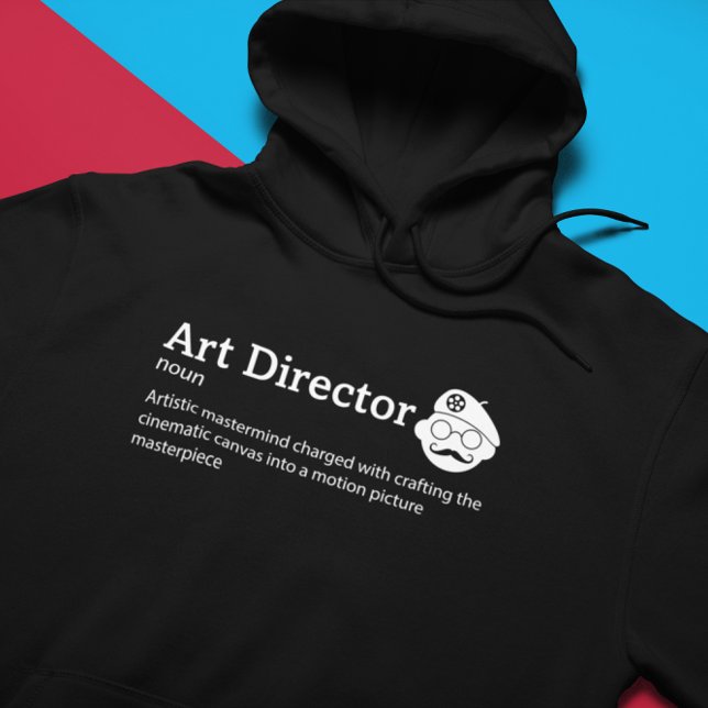 Art Director Definition Dark Mode - Film Crew Hoodie (Creator Uploaded)