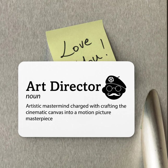 Art Director Definition - Set Life 4" x 6" Flex Magnet (Creator Uploaded)