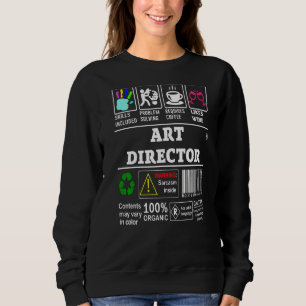 Art Director Skills Included Problem Solving Label Sweatshirt