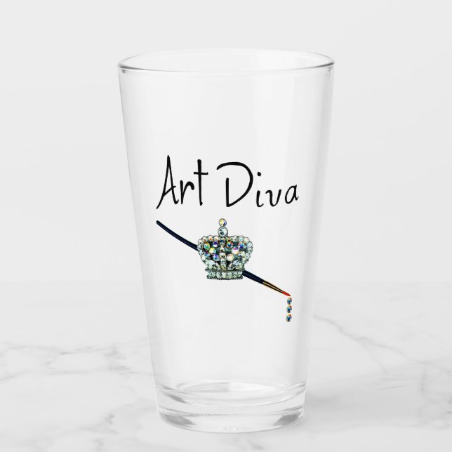 “Art Diva" Glass (Front)