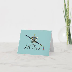 "Art Diva" Notecards