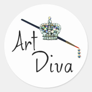 "Art Diva" Stickers
