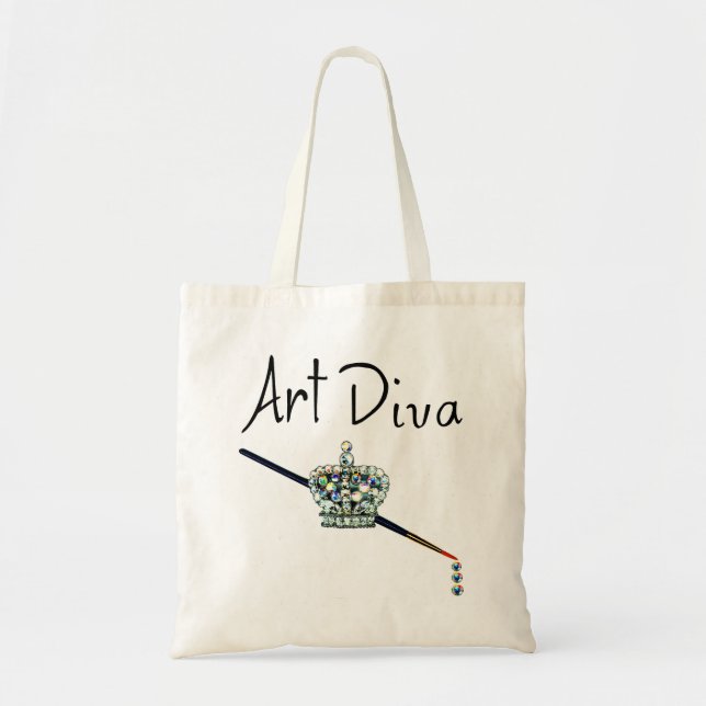 "Art Diva" Tote Bag (Front)
