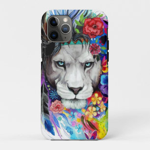 Art drawing poster painting the lion Case-Mate iPhone case