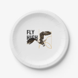 Art Eagle T Shirt Paper Plate