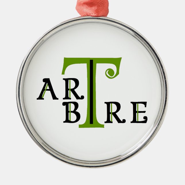 Art en arbre artree metal tree decoration (Front)