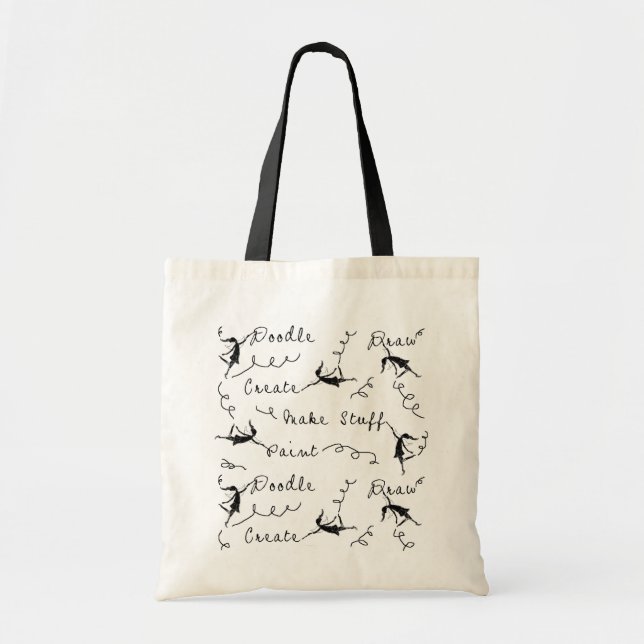 Art Fairies At Work Tote Bag (Front)