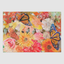 Art Fall Colours & Treasures With Monarch Butterfl