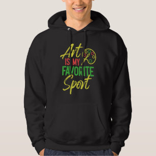 Art favourite sport future artist painter hoodie