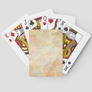 art floral grunge background pattern playing cards