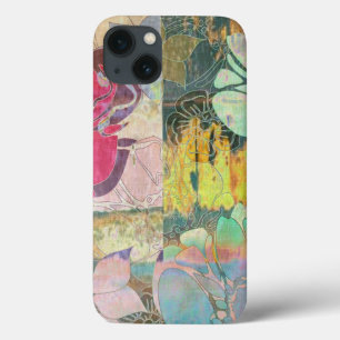 Art floral grunge pattern iPhone 13 case
