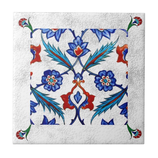 Art- Floral Tile (Front)