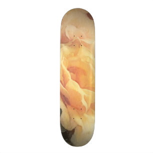art floral vintage background in pastel colours skateboard