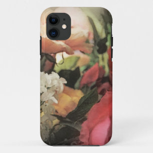art floral vintage vibrant background with red Case-Mate iPhone case