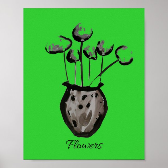 Art Flower  Poster (Front)