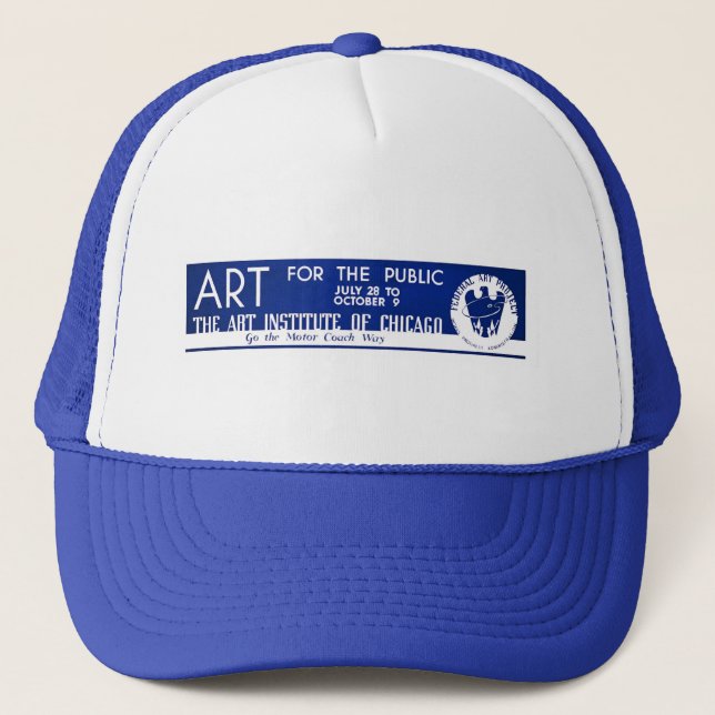 Art for the Public  - WPA Poster - Trucker Hat (Front)