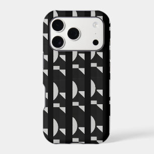 Art for Your Tech: Abstract Black & White iPhone 1