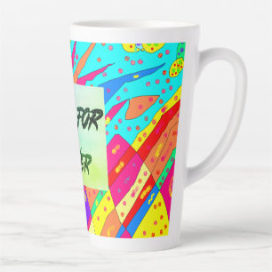 ART FOREVER CELBRATING ARTIST AND PAINTERS LATTE MUG