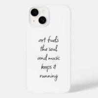 Art Fuels The Soul iPhone Case