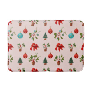 Art full of Christmas atmosphere Bath Mat
