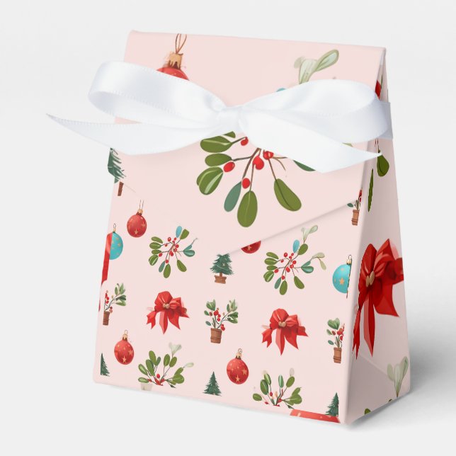 Art full of Christmas atmosphere Favour Box (Front Side)