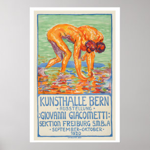 Art Gallery Bern Exhibition Giovanni Giacometti Poster