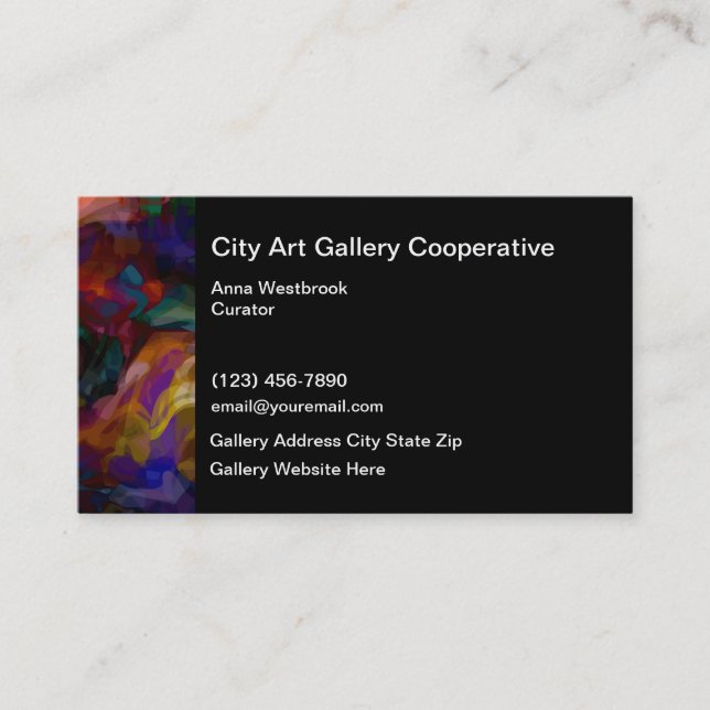 Art Gallery Cooperative Business Cards (Front)