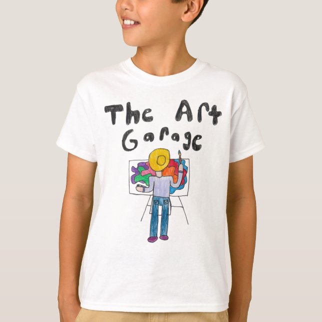 Art Garage 2025 Contest Winner Kids T-Shirt (Front)
