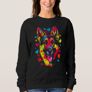 Art German Shepherd Dog  1 Sweatshirt